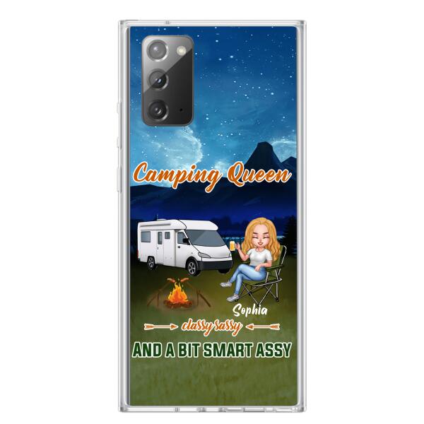 Custom Personalized Camping Queen Phone Case - Gift Idea For Camping Lover - Case For iPhone And Samsung