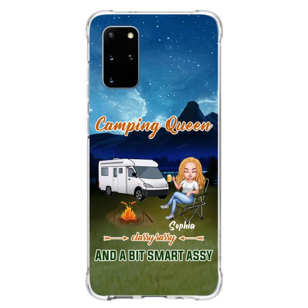 Custom Personalized Camping Queen Phone Case - Gift Idea For Camping Lover - Case For iPhone And Samsung