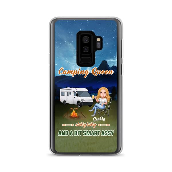 Custom Personalized Camping Queen Phone Case - Gift Idea For Camping Lover - Case For iPhone And Samsung