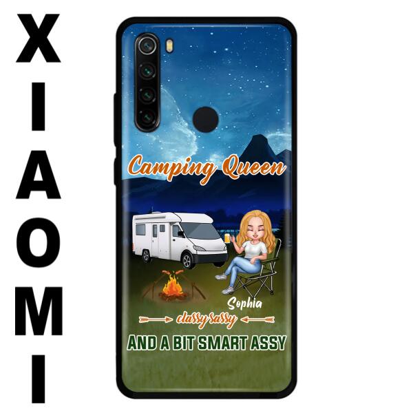 Custom Personalized Camping Queen Phone Case - Gift Idea For Camping Lover - Case For Xiaomi, Oppo And Huawei