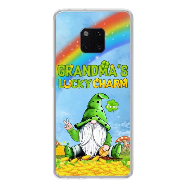 Custom Personalized Oppp Case/Huawei Case/Xiaomi Case - Gift for Grandmother - Grandma's Lucky Charms Phone Case - Up to 6 Grandkids