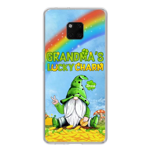 Custom Personalized Oppp Case/Huawei Case/Xiaomi Case - Gift for Grandmother - Grandma's Lucky Charms Phone Case - Up to 6 Grandkids