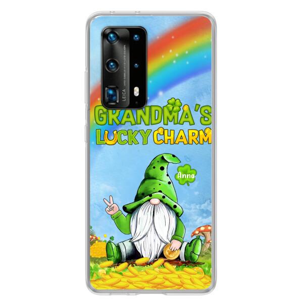 Custom Personalized Oppp Case/Huawei Case/Xiaomi Case - Gift for Grandmother - Grandma's Lucky Charms Phone Case - Up to 6 Grandkids