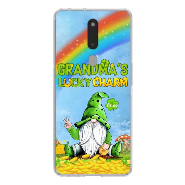 Custom Personalized Oppp Case/Huawei Case/Xiaomi Case - Gift for Grandmother - Grandma's Lucky Charms Phone Case - Up to 6 Grandkids