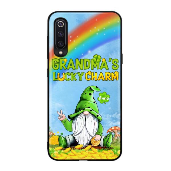 Custom Personalized Oppp Case/Huawei Case/Xiaomi Case - Gift for Grandmother - Grandma's Lucky Charms Phone Case - Up to 6 Grandkids