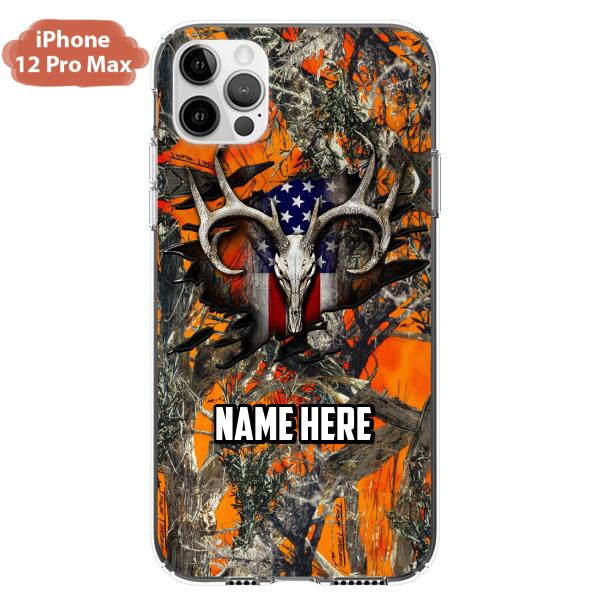 Custom Personalized The Best Premium Skull Deer Hunting Multicolor Phone Case - Gift Idea For Hunting Lover - Case For iPhone And Samsung