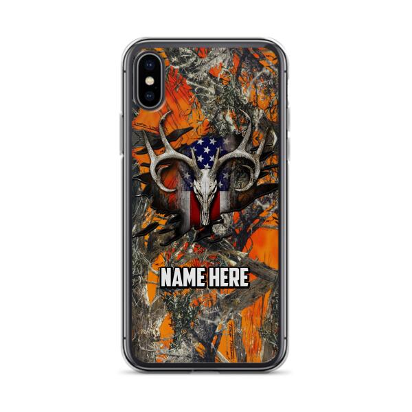 Custom Personalized The Best Premium Skull Deer Hunting Multicolor Phone Case - Gift Idea For Hunting Lover - Case For iPhone And Samsung