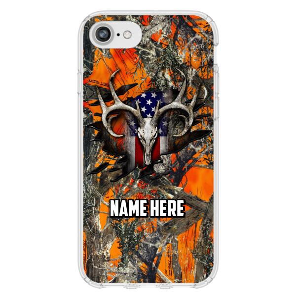 Custom Personalized The Best Premium Skull Deer Hunting Multicolor Phone Case - Gift Idea For Hunting Lover - Case For iPhone And Samsung