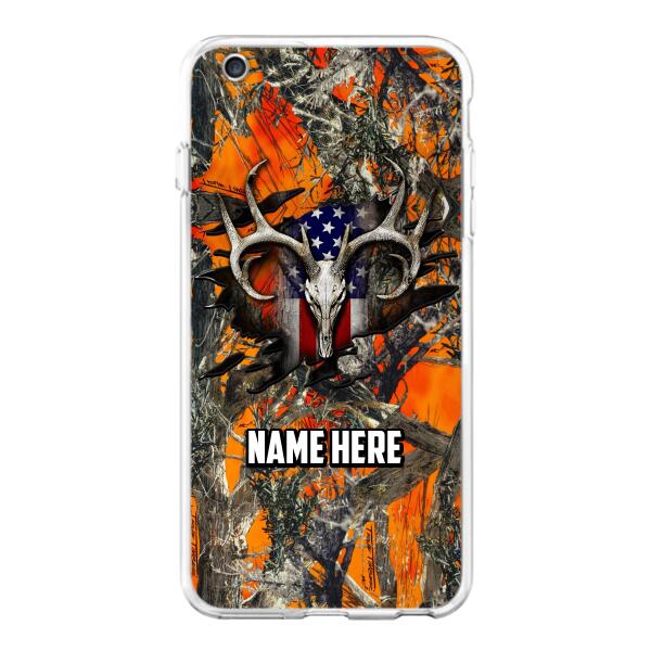 Custom Personalized The Best Premium Skull Deer Hunting Multicolor Phone Case - Gift Idea For Hunting Lover - Case For iPhone And Samsung