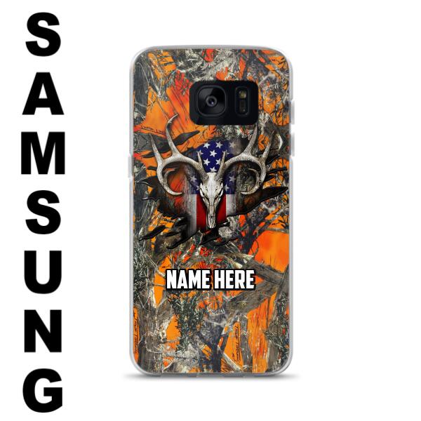 Custom Personalized The Best Premium Skull Deer Hunting Multicolor Phone Case - Gift Idea For Hunting Lover - Case For iPhone And Samsung