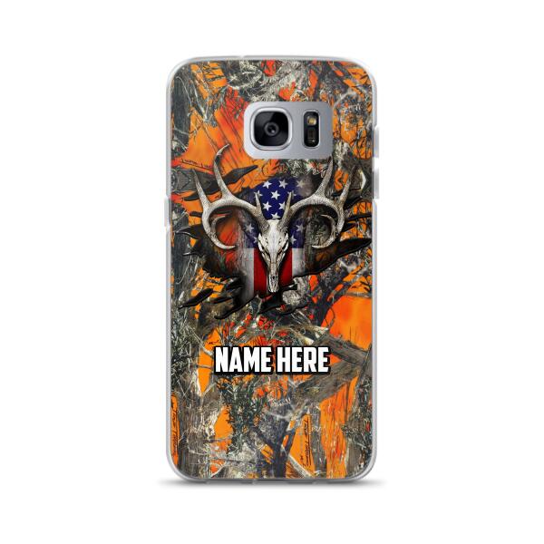 Custom Personalized The Best Premium Skull Deer Hunting Multicolor Phone Case - Gift Idea For Hunting Lover - Case For iPhone And Samsung