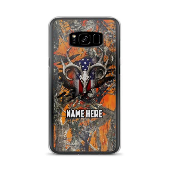 Custom Personalized The Best Premium Skull Deer Hunting Multicolor Phone Case - Gift Idea For Hunting Lover - Case For iPhone And Samsung