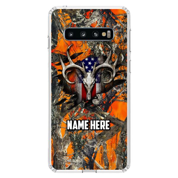 Custom Personalized The Best Premium Skull Deer Hunting Multicolor Phone Case - Gift Idea For Hunting Lover - Case For iPhone And Samsung