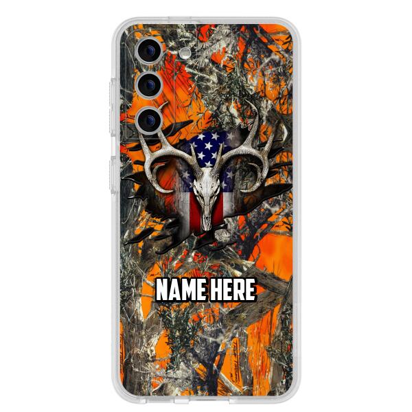 Custom Personalized The Best Premium Skull Deer Hunting Multicolor Phone Case - Gift Idea For Hunting Lover - Case For iPhone And Samsung