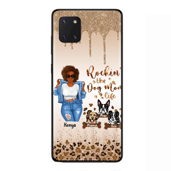 Custom Personalized Dog Mom Phone Case - Up to 3 Dogs - Rockin' The Dog mom Life