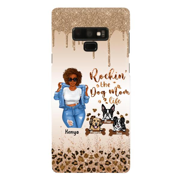 Custom Personalized Dog Mom Phone Case - Up to 3 Dogs - Rockin' The Dog mom Life