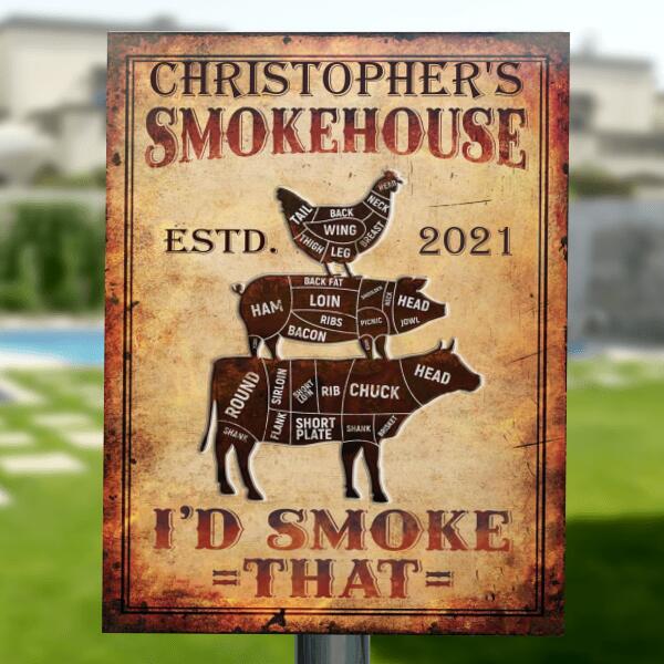 Custom Personalized BBQ Metal Sign - Gift For Whole Family, BBQ lovers - G16OJB
