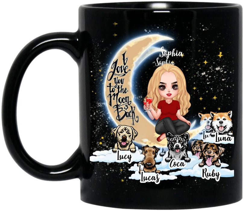 Custom Personalized Dog Mom Coffee Mug - Best Gift For Dog Lovers - Rockin's The Dog Mom Life