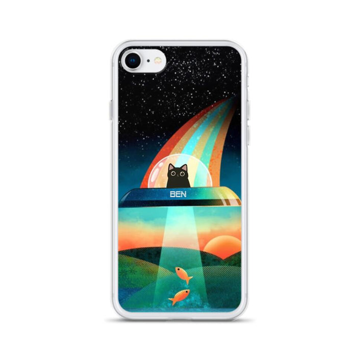Custom Personalized Cat Phone Case - Gift For Cat Lovers - Case For iPhone, Samsung and Xiaomi with up to 3 Cats - EHTD0U