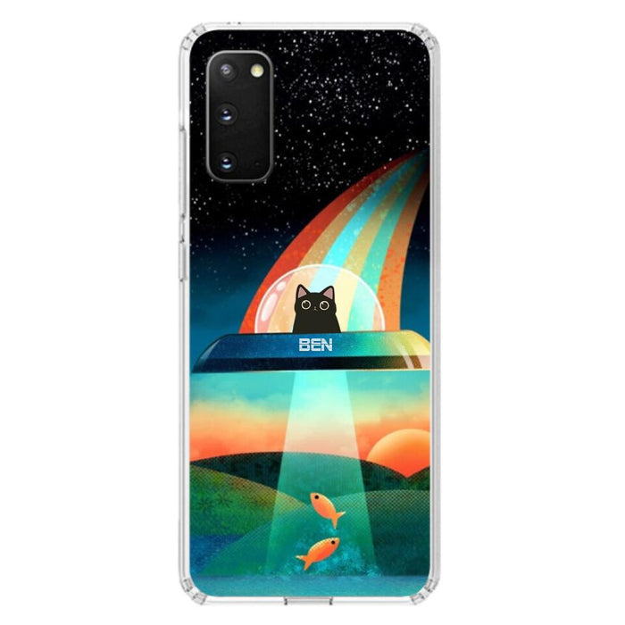 Custom Personalized Cat Phone Case - Gift For Cat Lovers - Case For iPhone, Samsung and Xiaomi with up to 3 Cats - EHTD0U