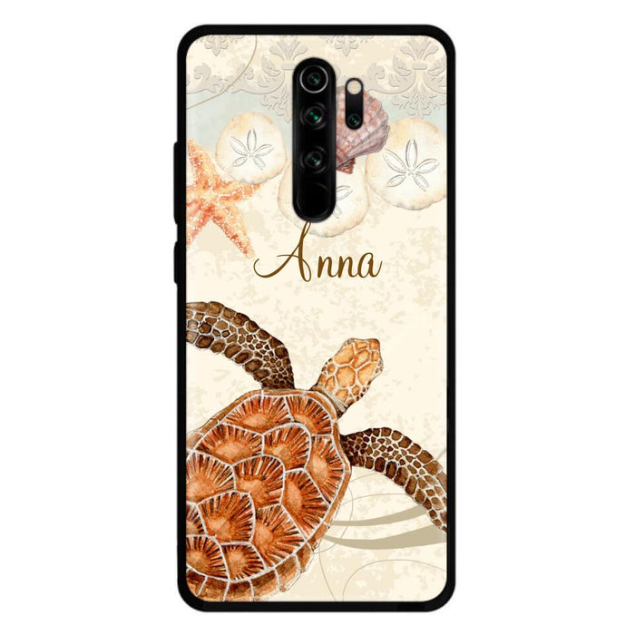 Custom Personalized Sea Turtle Phone Case - Best Gift For Turtle Lover's - Case For iPhone, Samsung and Xiaomi - DTJ0EN