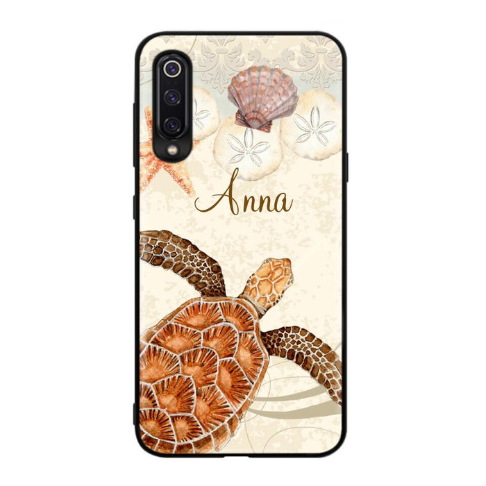 Custom Personalized Sea Turtle Phone Case - Best Gift For Turtle Lover's - Case For iPhone, Samsung and Xiaomi - DTJ0EN