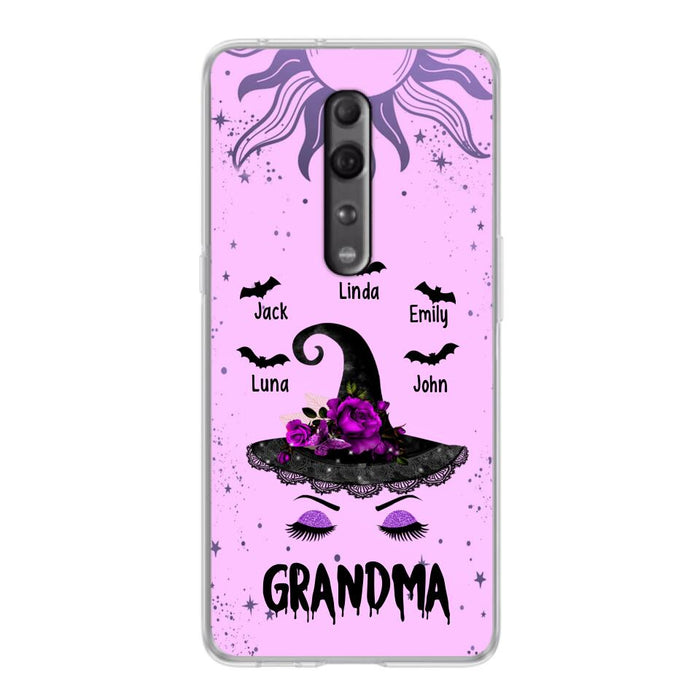 Personalized Grandma Witch Phone Case - Upto 5 Kid's - Best Gift For Grandma -Grandma,Gigi,Nana,Mama,Gigi