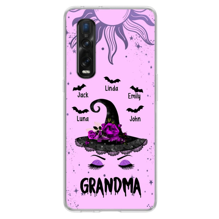 Personalized Grandma Witch Phone Case - Upto 5 Kid's - Best Gift For Grandma -Grandma,Gigi,Nana,Mama,Gigi