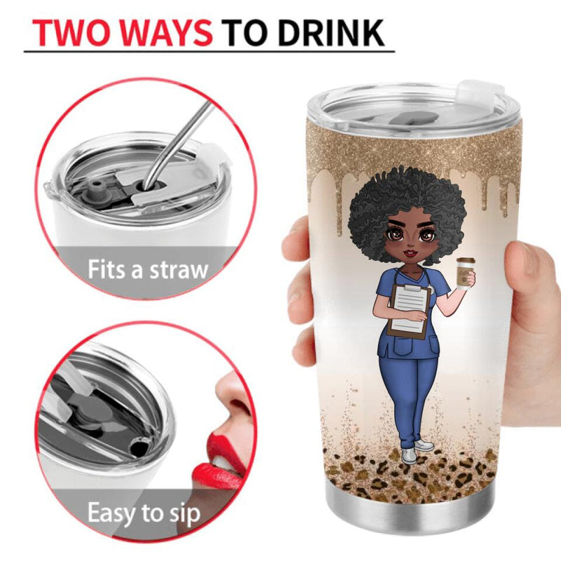 Personalized Nurse Tumbler - Gift Idea For Nurse - Best Nurse Ever, Ever, Ever