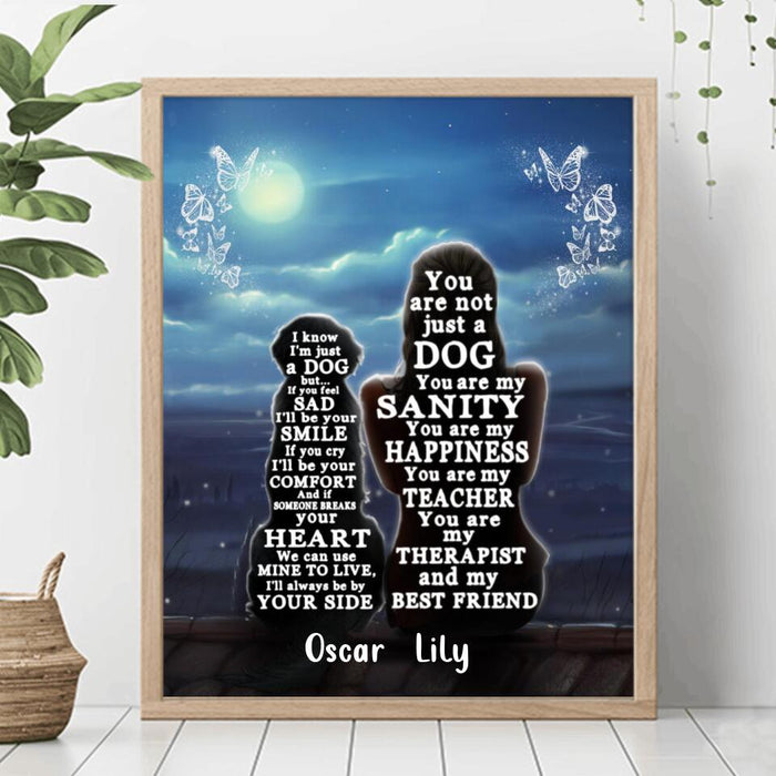 Custom Personalized Dog Mom Poster - Best Gift For Dog Lovers - I'll Be Your Smile