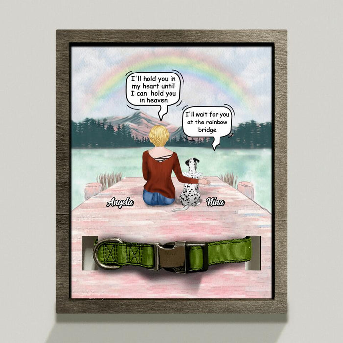 Personalized Memorial Dog Loss Frame - Up to 4 Dogs - Memorial Gift For Dog Lovers