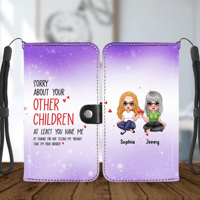 Custom Personalized Favorite Child Mom Phone Wallets - Gift For Mother's Day - I'm Your Favorite