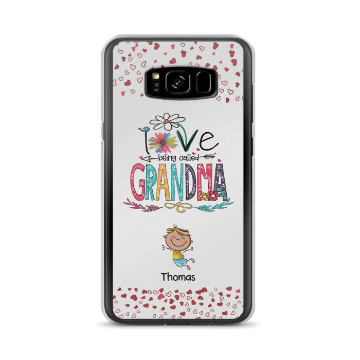 Custom Personalized Blessed To Be Called Nana Phone Case - Upto 5 Kids - Gift Idea For Nana/ Mama/Kids - Case For iPhone And Samsung