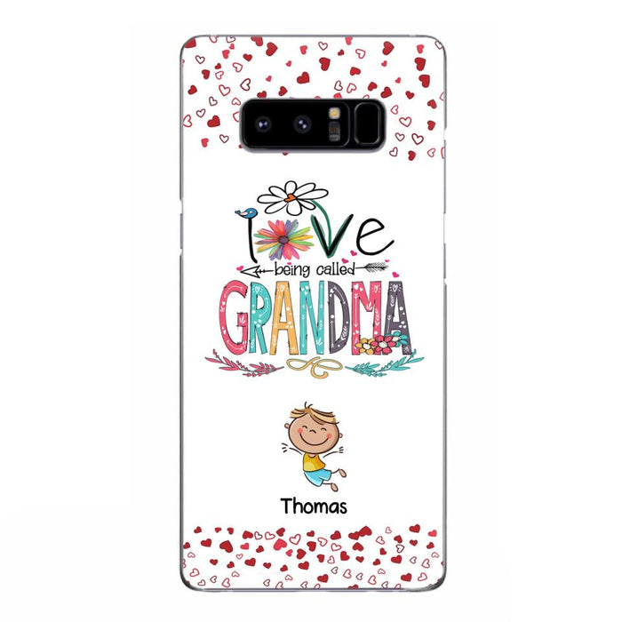 Custom Personalized Blessed To Be Called Nana Phone Case - Upto 5 Kids - Gift Idea For Nana/ Mama/Kids - Case For iPhone And Samsung