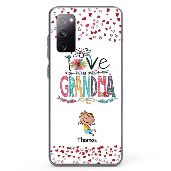 Custom Personalized Blessed To Be Called Nana Phone Case - Upto 5 Kids - Gift Idea For Nana/ Mama/Kids - Case For iPhone And Samsung