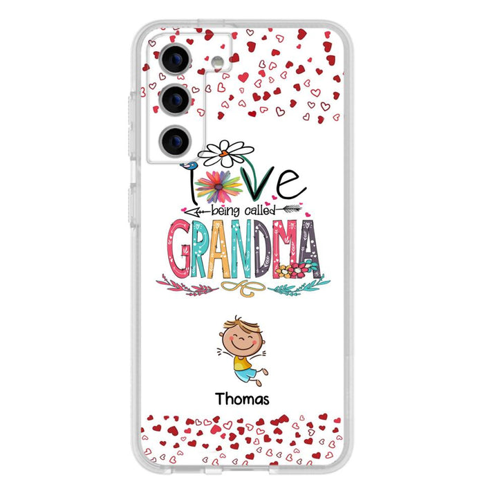 Custom Personalized Blessed To Be Called Nana Phone Case - Upto 5 Kids - Gift Idea For Nana/ Mama/Kids - Case For iPhone And Samsung