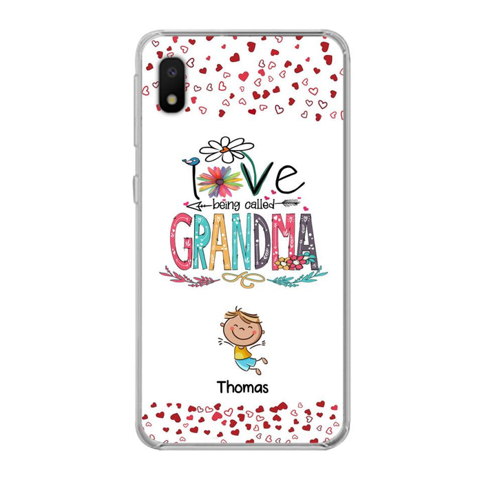 Custom Personalized Blessed To Be Called Nana Phone Case - Upto 5 Kids - Gift Idea For Nana/ Mama/Kids - Case For iPhone And Samsung