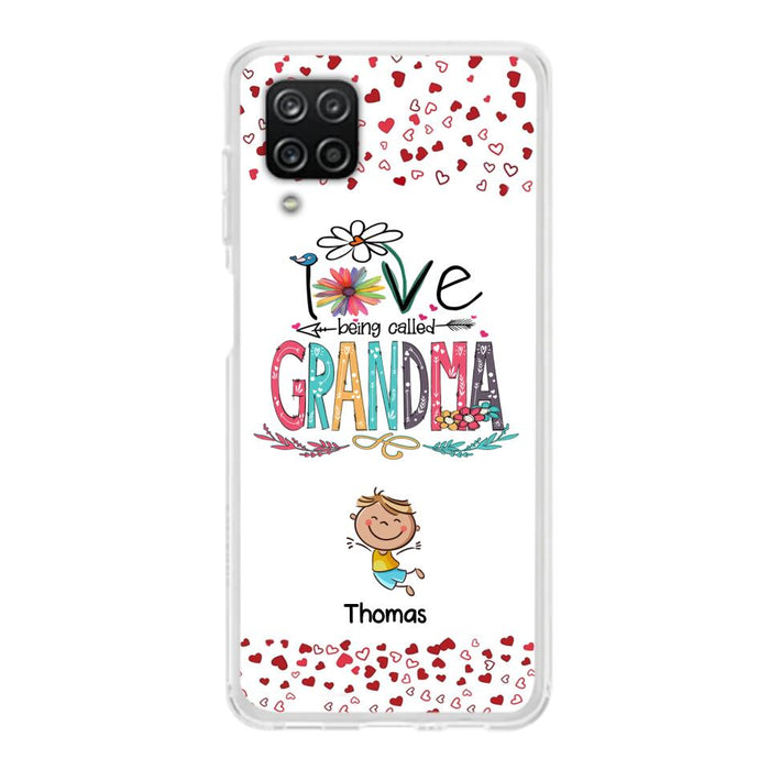 Custom Personalized Blessed To Be Called Nana Phone Case - Upto 5 Kids - Gift Idea For Nana/ Mama/Kids - Case For iPhone And Samsung