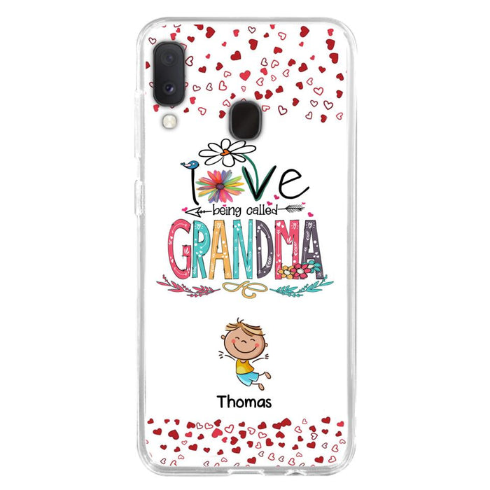 Custom Personalized Blessed To Be Called Nana Phone Case - Upto 5 Kids - Gift Idea For Nana/ Mama/Kids - Case For iPhone And Samsung