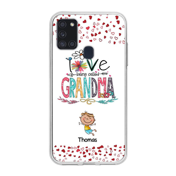 Custom Personalized Blessed To Be Called Nana Phone Case - Upto 5 Kids - Gift Idea For Nana/ Mama/Kids - Case For iPhone And Samsung