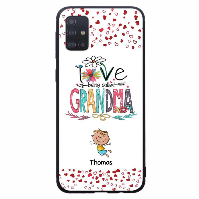 Custom Personalized Blessed To Be Called Nana Phone Case - Upto 5 Kids - Gift Idea For Nana/ Mama/Kids - Case For iPhone And Samsung