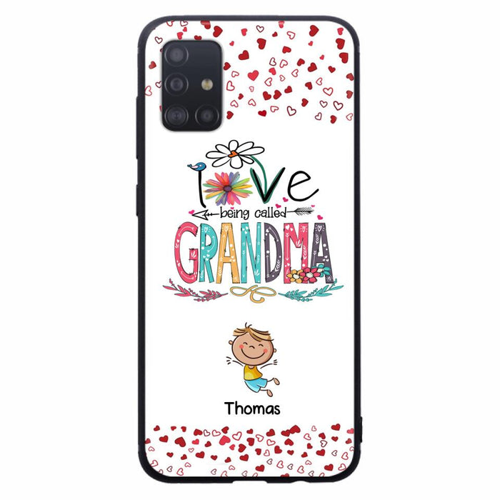 Custom Personalized Blessed To Be Called Nana Phone Case - Upto 5 Kids - Gift Idea For Nana/ Mama/Kids - Case For iPhone And Samsung