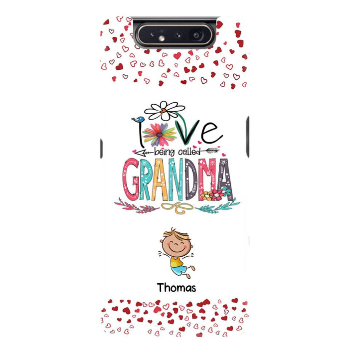 Custom Personalized Blessed To Be Called Nana Phone Case - Upto 5 Kids - Gift Idea For Nana/ Mama/Kids - Case For iPhone And Samsung