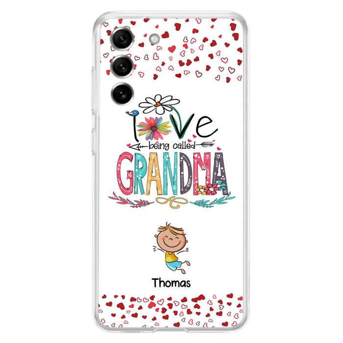 Custom Personalized Blessed To Be Called Nana Phone Case - Upto 5 Kids - Gift Idea For Nana/ Mama/Kids - Case For iPhone And Samsung