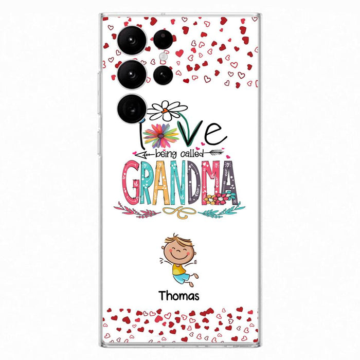 Custom Personalized Blessed To Be Called Nana Phone Case - Upto 5 Kids - Gift Idea For Nana/ Mama/Kids - Case For iPhone And Samsung