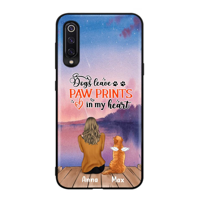 Custom Personalized Dog Phone Case - Man/ Woman/ Couple With Upto 4 Dogs - Gift Idea For Dog Lover - My Angel Has Paws - Case For Xiaomi, Oppo And Huawei