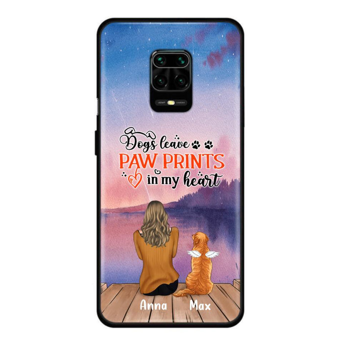 Custom Personalized Dog Phone Case - Man/ Woman/ Couple With Upto 4 Dogs - Gift Idea For Dog Lover - My Angel Has Paws - Case For Xiaomi, Oppo And Huawei