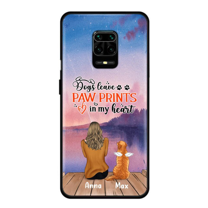 Custom Personalized Dog Phone Case - Man/ Woman/ Couple With Upto 4 Dogs - Gift Idea For Dog Lover - My Angel Has Paws - Case For Xiaomi, Oppo And Huawei