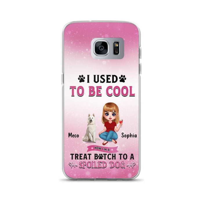 Custom Personalized Dog Mom Phone Case - Gift Idea For Dog Lover - I Used To Be Cool - Up to 5 Dogs - Case For iPhone And Samsung