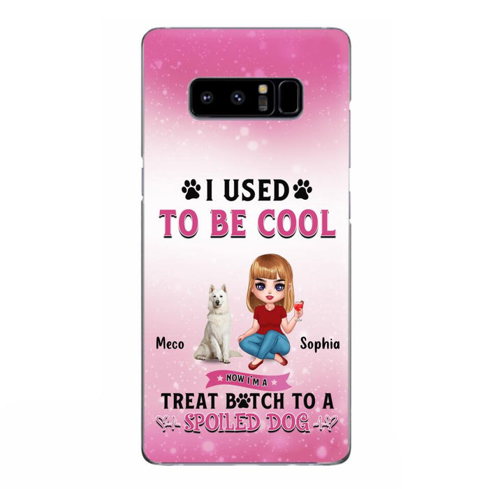 Custom Personalized Dog Mom Phone Case - Gift Idea For Dog Lover - I Used To Be Cool - Up to 5 Dogs - Case For iPhone And Samsung